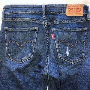 Levi’s Blue Denim Skinny Jeans